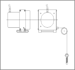 拉绳位移传感器安装需要注意图示
